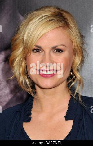 Juni 2009 – Los Angeles, CA, USA – 09. Juni 2009 – Los Angeles, CA – Anna Paquin. Die Premiere von True Blood in der zweiten Staffel fand in den Paramount Studios statt. Foto: Byron Purvis/AdMedia Stockfoto