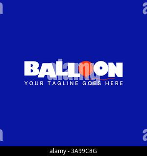 Logo Design Grafik Konzept kreative Premium Vektor Stock Bild Top Verkauf Text Wort Ballon Schriftart süß kindisch Buntstift Blase Dekoration 3D glücklich Party Stock Vektor