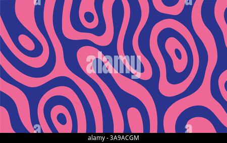 Buntes abstraktes flüssiges Wellenmuster, Blob organische geometrische Formen Hintergrund, trendige Tapete für Karten, Einladung, Branding, Banner, Cover Stock Vektor