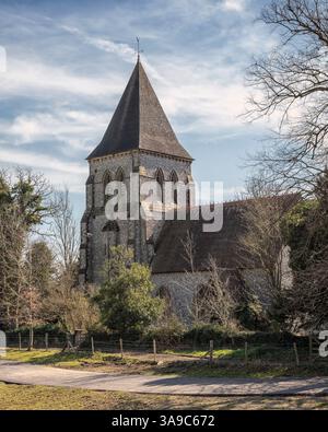 Peterskirche, Offham Stockfoto