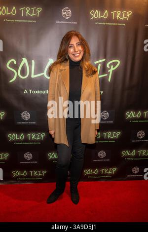 Los Angeles, USA. März 2025. Talent Agent Jan Rosenthal besucht Los Angeles Premiere des Films 'Solo Trip' im Fine Art Theatre, Los Angeles, CA, 29. März 2025 Credit: Eugene Powers/Alamy Live News Stockfoto