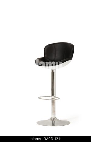 Nahaufnahme des Lederhohls vor weißem Hintergrund. Isoliert, Studio-Aufnahme Stockfoto