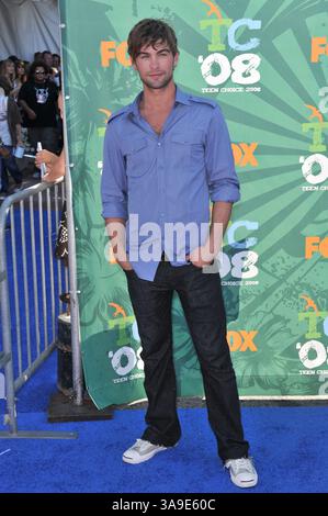 August 2008 – Universal City, Burbank, USA – 03. August 2008 – Universal City, Kalifornien – Chace Crawford. 2008 Teen Choice Awards im Gibson Amphitheater. Foto: Jaguar/AdMedia (Foto: © Jaguar/AdMedia via ZUMA Wire) Stockfoto