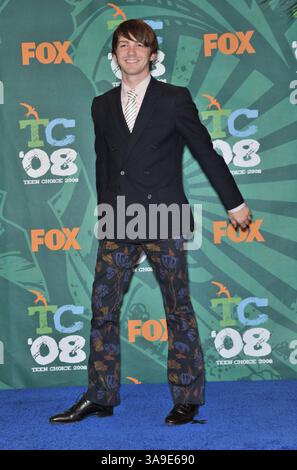 August 2008 – Universal City, Burbank, USA – 03. August 2008 – Universal City, Kalifornien – Drake Bell. 2008 Teen Choice Awards im Gibson Amphitheater. Foto: Jaguar/AdMedia (Foto: © Jaguar/AdMedia via ZUMA Wire) Stockfoto