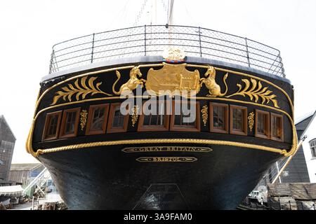 SS Großbritannien Museumsschiff im Bristol Hafen Großbritannien Stockfoto