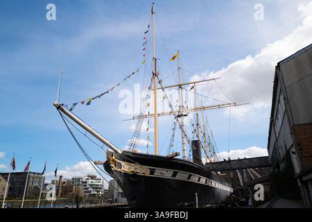 SS Großbritannien Museumsschiff im Bristol Hafen Großbritannien Stockfoto