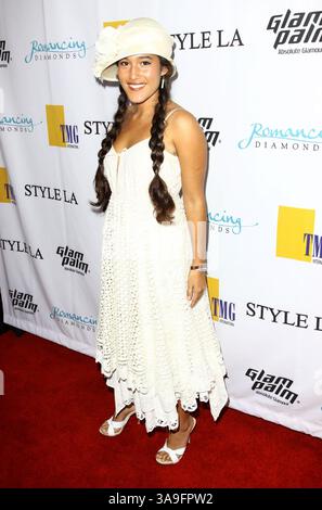 27. Juli 2009 - Santa Monica, Kalifornien, USA - 27. Juli 2009 - Santa Monica, Kalifornien - Q'orianka Kilcher. Die Style L.A. Swim & Resort Runway Fashion Show im Viceroy Hotel. Foto: Kevan Brooks/AdMedia Stockfoto