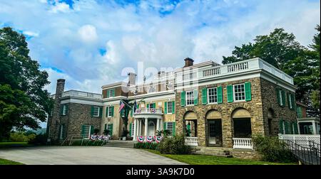 Heimat des Franklin D Roosevelt National Historic Park Stockfoto