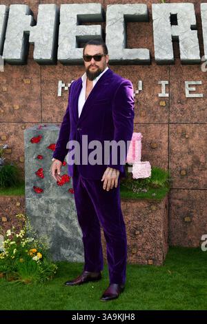 London, Großbritannien. 30. März 2025. Jason Momoa nimmt an der „A Minecraft Movie“-Weltpremiere auf dem Cineworld Leicester Square in London Teil. UK. Sonntag, 30. März 2025. Quelle: Alan D West/Alamy Live News Stockfoto