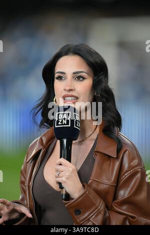 30. März 2025, Diego Armando Maradona Stadium, Neapel, Italien; Serie A Enilive Football Match; Neapel gegen Mailand; Eleonora Incardona Stockfoto