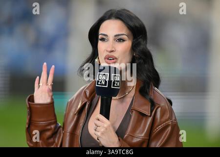 30. März 2025, Diego Armando Maradona Stadium, Neapel, Italien; Serie A Enilive Football Match; Neapel gegen Mailand; Eleonora Incardona Stockfoto