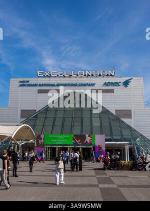 Excel London, Ausstellungs- und Konferenzzentrum, Docklands, London, England, Großbritannien, GB Stockfoto