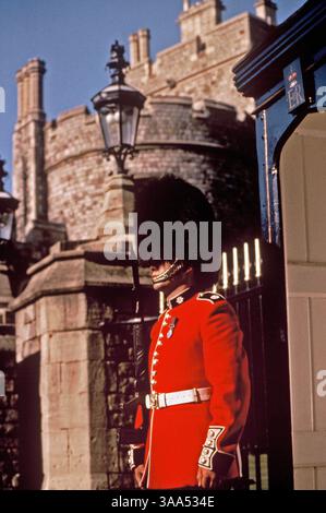 August 1988; London, Großbritannien; (Datei Foto Datum Unbekannt) Foto von der Royal Guard im Jahr 1988 in England. Stockfoto