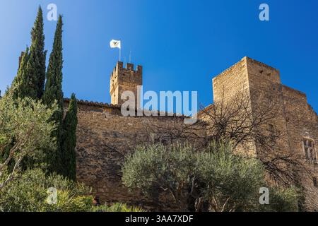 Schloss in Salon-de-Provence, Frankreich das Schloss in Salon-de-Provence Frankreich *** Schloss in Salon de Provence, Frankreich das Schloss in Salon de Proven Stockfoto