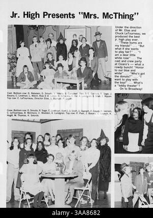 Das Villager Jahrbuch 1979 der St. Anthony Village High School zeigt die Schüler, Lehrer, sportliche Leistungen und Schulveranstaltungen des Schuljahres 1978-1979. Stockfoto