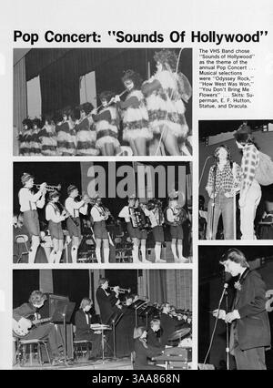 Das Villager Jahrbuch 1979 der St. Anthony Village High School zeigt die Schüler, Lehrer, Sportmannschaften, Vereine und die wichtigsten Veranstaltungen des Schuljahres 1978-1979. Stockfoto