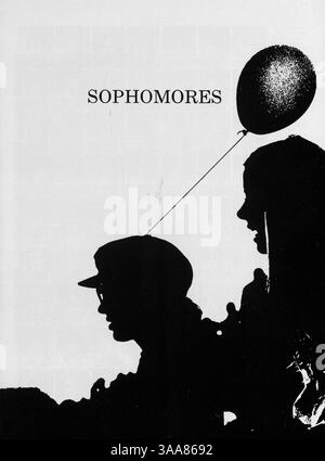 Dieses Jahrbuch 1979 der St. Anthony Village High School dokumentiert die Ereignisse, Studenten, Lehrkräfte, Vereine und Leichtathletik des Schuljahres 1978-1979. Stockfoto