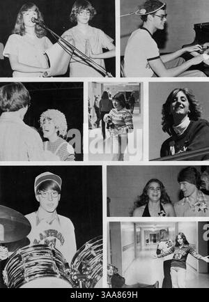 Dieses Jahrbuch 1979 dokumentiert die Leistungen, den Sport und das akademische Leben der Schüler der St. Anthony Village High School während des Schuljahres 1978-1979. Stockfoto