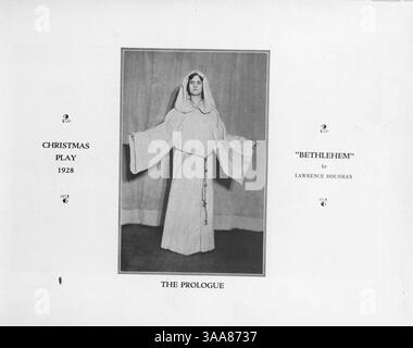 Die Ausgabe 1929 des Tatler Jahrbuchs der Northrop Collegiate School dokumentiert die Aktivitäten der Schüler, die Leistungen der Lehrkräfte und die sportlichen Leistungen des Schuljahres 1928-1929. Stockfoto