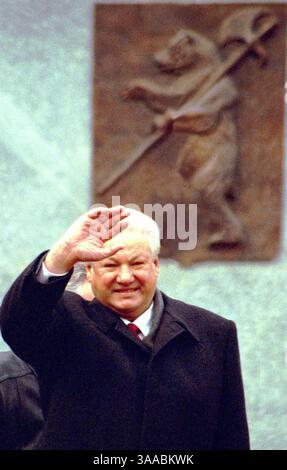 23. April 2007 - Moskau, Russland - der ehemalige russische Präsident Boris Jelzin (1. Februar 1931 C 23. April 2007) ist heute im Alter von 76 Jahren gestorben. Jelzin wurde Russlands erster demokratisch gewählter Präsident der Russischen Föderation, nachdem Michail Gorbatschow im Dezember 1991 als sowjetischer Führer zurücktrat. IM BILD: Boris Jelzin. (Kreditbild: © PhotoXpress/ZUMA Press) EINSCHRÄNKUNGEN: NUR Rechte in Nord- und Südamerika Stockfoto
