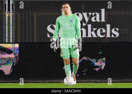 Eindhoven, Niederlande. 31. März 2025. EINDHOVEN, NIEDERLANDE - MÄRZ 31: Pepijn van de Merbel vom FC den Bosch während des niederländischen Keuken Kampioen Divisie Spiels zwischen Jong PSV und FC den Bosch am PSV Campus de Herdgang am 31. März 2025 in Eindhoven, Niederlande. (Foto von Joris Verwijst/Orange Pictures) Credit: Orange Pics BV/Alamy Live News Stockfoto