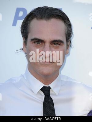 30. September 2015 – Hollywood, Kalifornien, USA – Joaquin Phoenix nimmt am 30. September 2015 an der PETA-35-Jahrestag-Party im Hollywood Palladium in Hollywood Teil. 2015 (Bild: © Dave Longendyke/Globe Photos via ZUMA Wire) Stockfoto