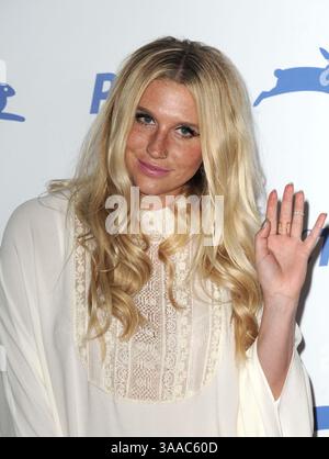30. September 2015 - Hollywood, Kalifornien, USA - Kesha besuchte PETA's 35th Anniversary Party am 30. September 2015 im Hollywood Palladium in Hollywood, Kalifornien. 2015 (Bild: © Dave Longendyke/Globe Photos via ZUMA Wire) Stockfoto