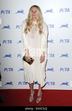 30. September 2015 - Hollywood, Kalifornien, USA - Kesha besuchte PETA's 35th Anniversary Party am 30. September 2015 im Hollywood Palladium in Hollywood, Kalifornien. 2015 (Bild: © Dave Longendyke/Globe Photos via ZUMA Wire) Stockfoto