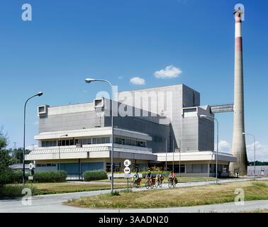 Das Kernkraftwerk Zwentendorf bei Wien, Österreich. Stockfoto
