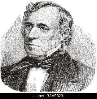 23. Juli 2015: Zachary Taylor (1784–1850), 12. Präsident der Vereinigten Staaten, Engraving, 1889 (Foto: © Glasshouse Via ZUMA Wire) Stockfoto