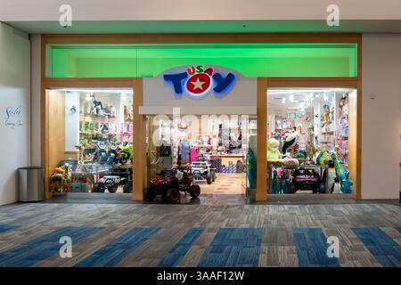San Antonio, Texas, USA - 17. März 2022: SPIELWARENGESCHÄFT in einem Einkaufszentrum in San Antonio, Texas, USA. Stockfoto