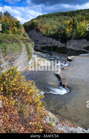 Genesee River, Letchworth State Park, Finger Lakes, New York State, USA Stockfoto