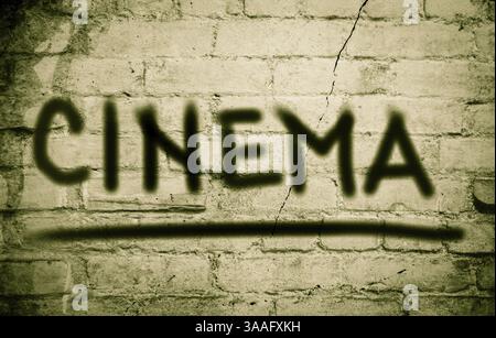 Kino-Konzept Stockfoto