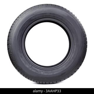 Auto Reifen isolierten auf weißen Hintergrund Stockfoto