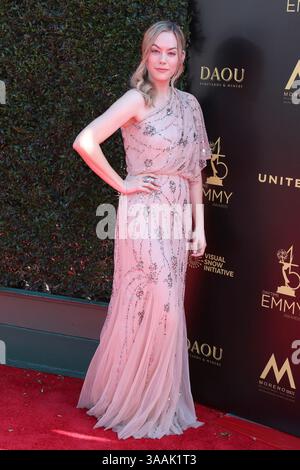 April 2018 - Pasadena, CA, USA - LOS ANGELES - 27. APR: Annika Noelle bei den Daytime Emmy Awards 2018 - Creative at Pasadena Civic Auditorium am 27. April 2018 in Pasadena, CA (Credit Image: © Kathy Hutchins via ZUMA Wire) Stockfoto
