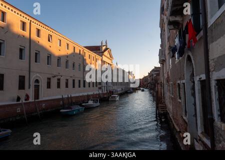 Historische Kirche Chiesa di San Lazzaro dei Mendicanti im Viertel Castello von Venedig Stockfoto