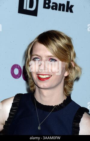 NEW YORK, NY - 9. NOVEMBER: Chelsea Manning nimmt am 9. November 2017 im Altman Building Teil. (Kreditbild: © SMG via ZUMA Wire) Stockfoto