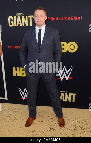 März 2018 – Los Angeles, CA, USA – LOS ANGELES – 29. Februar: Jason Hehir bei der HBO-Premiere von „Andre the Giant“ im Cinerama Dome am 29. Februar 2018 in Los Angeles, CA (Credit Image: © Kathy Hutchins Via ZUMA Wire) Stockfoto