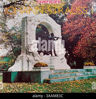 Vinylcover, Johann Strauss I (Johann Baptist Strauss), 1977 Stockfoto