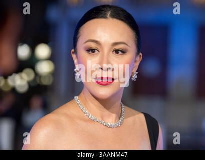 17. März 2018 - Macao, SAR Macao, China - MACAO, SAR MACAO, CHINA: 17. März 2018. Die 12. Asian Film Awards 2018, organisiert von der Asian Film Awards Academy, werden im venezianischen Theater des Venetian Hotel Macao ausgetragen. Hong Kong Schauspielerin Carina Lau, und die diesjährige Preisrichterin auf dem roten Teppich (Credit Image: © Jayne Russell Via ZUMA Wire) Stockfoto