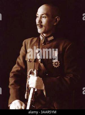 CHIANG KAI-shek (1887–1975) Führer der Kuomintang, 194 Stockfoto