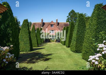 King's Walk, East Ruston Old Vicarage, North Norfolk, Großbritannien Stockfoto