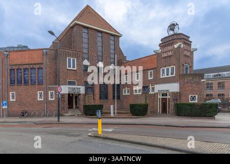 Leiden, Niederlande. 26. Januar 2025. Das Leidsch-Dagblad-Gebäude ist ein Bürogebäude an der Witte Singel Stockfoto