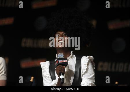 NEW YORK, NY - 6. OKTOBER: Gast an der New York Comic Con Live Stage in Partnerschaft mit FANDOM und Twitch am 6. Oktober 2017 in New York City... People: Guest. (Kreditbild: © SMG via ZUMA Wire) Stockfoto