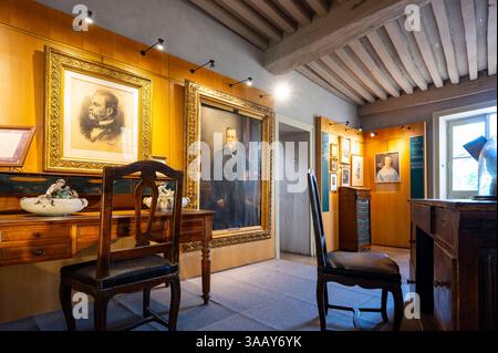 Frankreich, Jura, Stadt Dole, im Geburtsort von Louis Pasteur, dem Büro Stockfoto