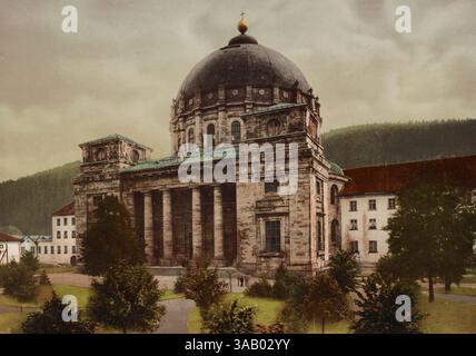 Fotochrom-Vintage-Druck der St. Blaise's Cathedral, Deutschland. Stockfoto