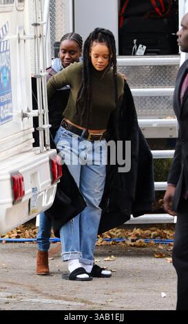 NEW YORK, NY: Die Schauspielerin Rihanna wird am 9. NOVEMBER 2016 im Brooklyn Borough in New York City in New York City gesehen... People: Rihanna. (Kreditbild: © SMG via ZUMA Wire) Stockfoto