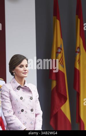 26. Mai 2018 - Logrono, La Rioja, Spanien - Königin Letizia von Spanien nahm am 26. Mai 2018 an der Hommage zum Tag der Streitkräfte in Logrono, La Rioja, Spanien Teil (Foto: © Jack Abuin Via ZUMA Wire) Stockfoto