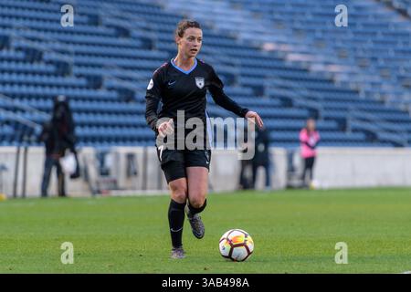 12. Mai 2018 - Bridgeview, Illinois, Vereinigte Staaten - Bridgeview, IL - Samstag, 12. Mai 2018: Chicago Red Stars vs Houston Dash im Toyota Park. (Kreditbild: © Daniel Bartel/ISIPhotos via ZUMA Wire) Stockfoto