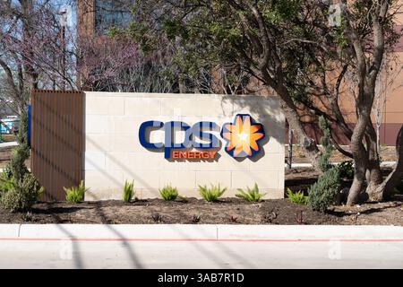 San Antonio, TX, USA - 16. März 2022: Hauptsitz von CPS Energy in San Antonio, TX, USA. Stockfoto